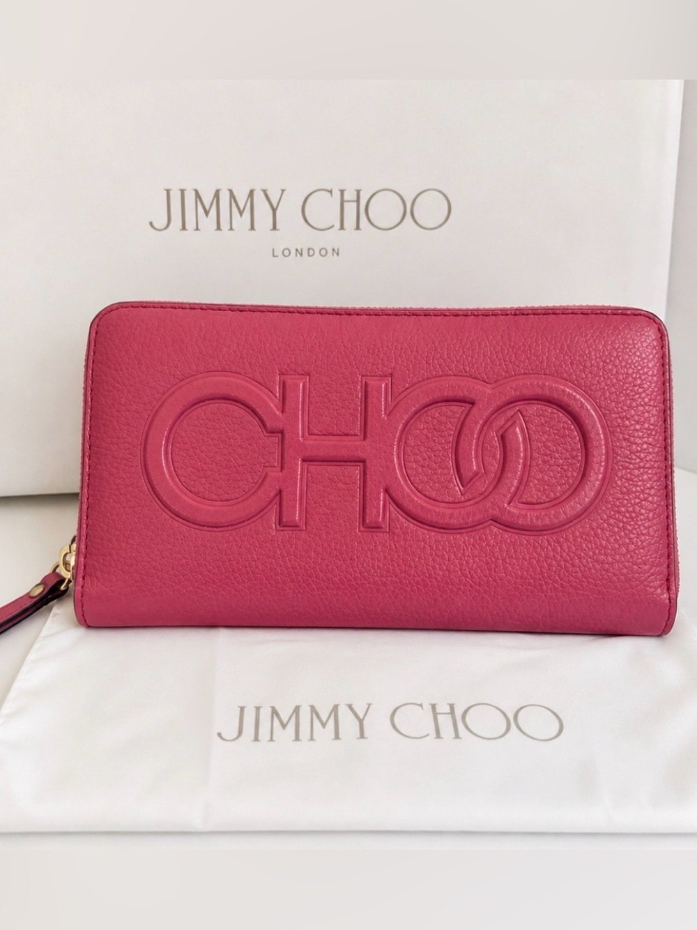 New Jimmy Choo full zip wallet.